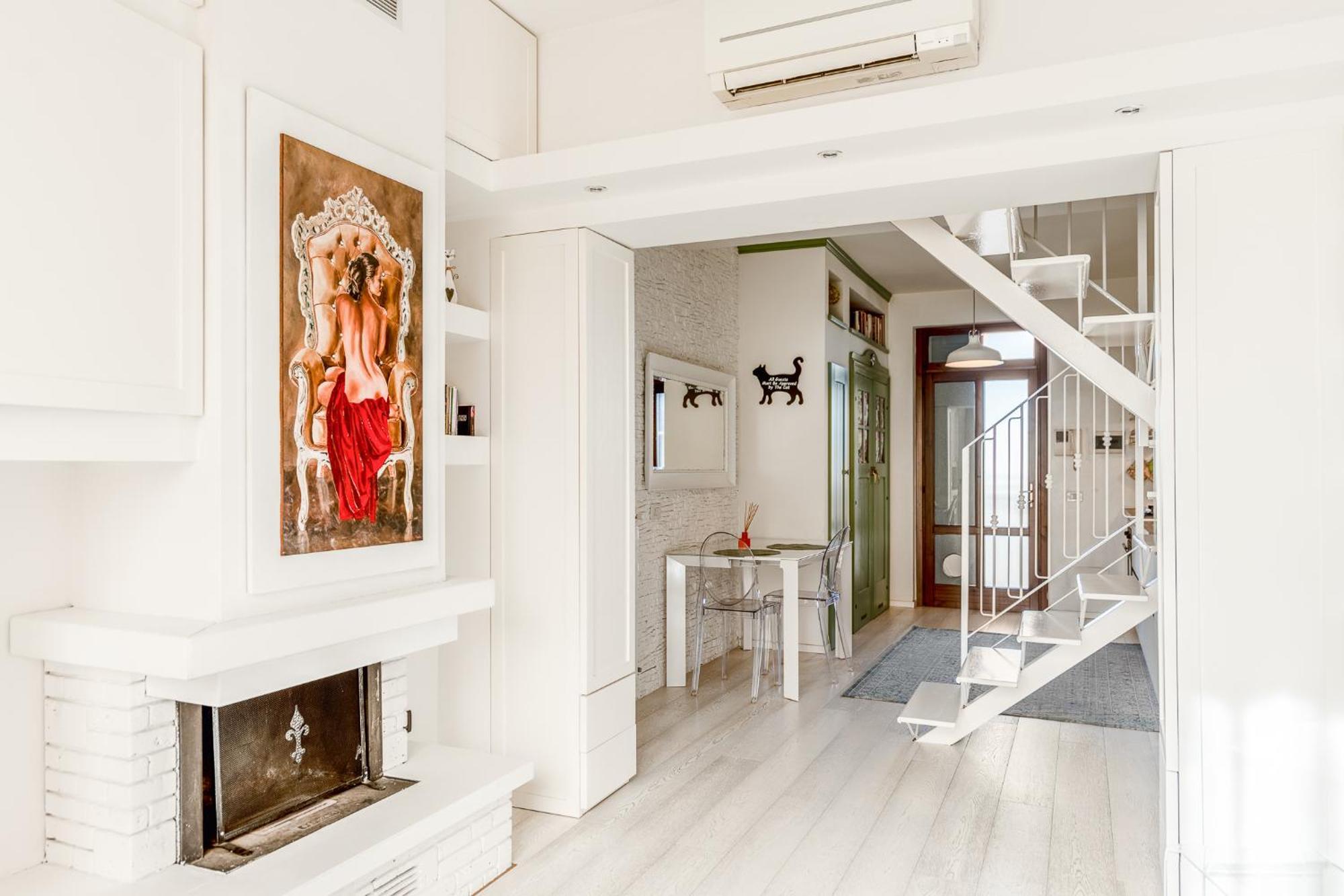 Apartament Bright Loft - Free Private Parking Mediolan Zewnętrze zdjęcie